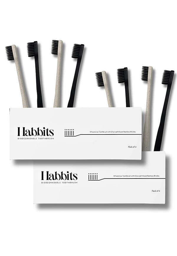 Wheat-Straw Toothbrush (Pack of 8) Wheat-Straw Toothbrush (Pack of 8)