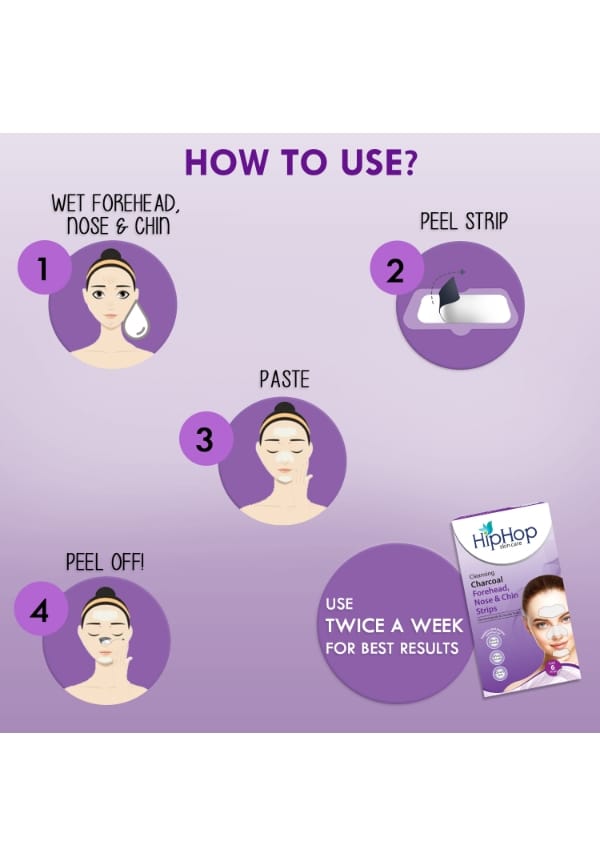 Cleansing Charcoal Forehead, Nose & Chin Strips – thumbnail 4