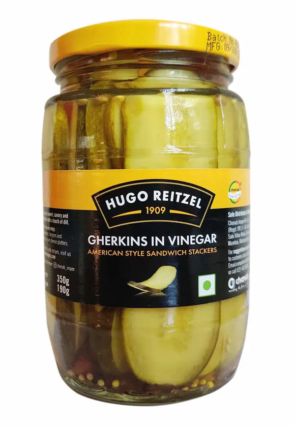 Gherkin In Vinegar (American Style Sandwich Stackers)