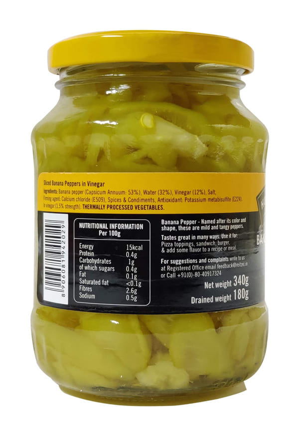Hugoreitzel Banana Pepper Sliced – thumbnail 3