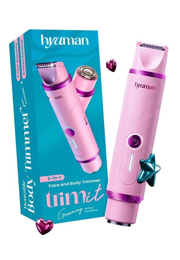 TrimIt 2-in-1 Rechargeable Face & Body Trimmer for Women TrimIt 2-in-1 Rechargeable Face & Body Trimmer for Women