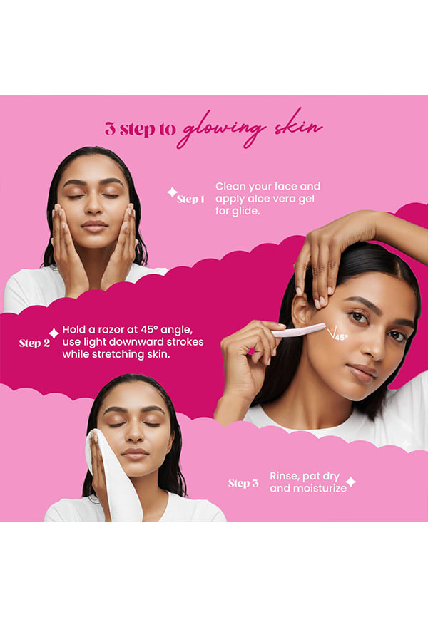 Face Razor + Bikini Razor Combo for Smooth Shaving – thumbnail 2