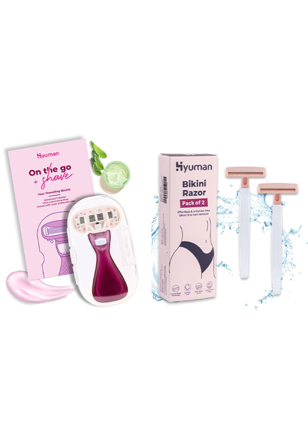 On The Go Razor + Bikini Razor Pack
