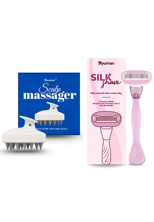 Silkshave + Scalp Massager
