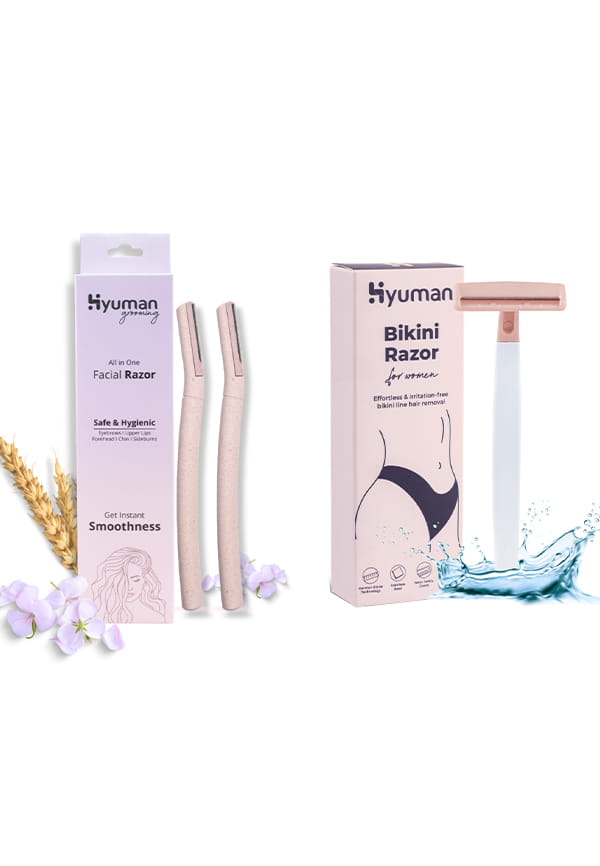 Face Razor Pack of 2 + Bikini Razor