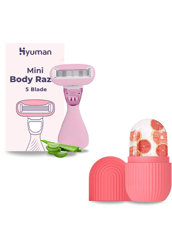 Mini Body Razor Combo with Ice Roller