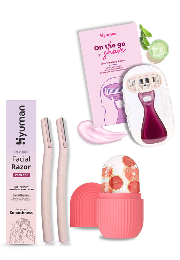 Face Razor 2 + Pod Razor + Ice Roller