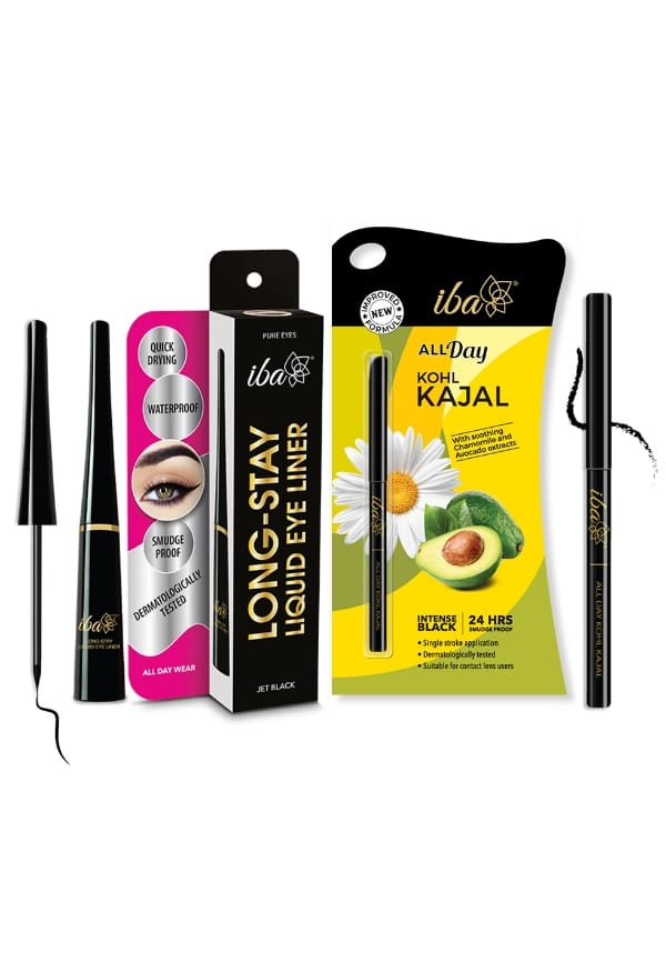 All Day Kohl Kajal + Liquid Eyeliner Combo