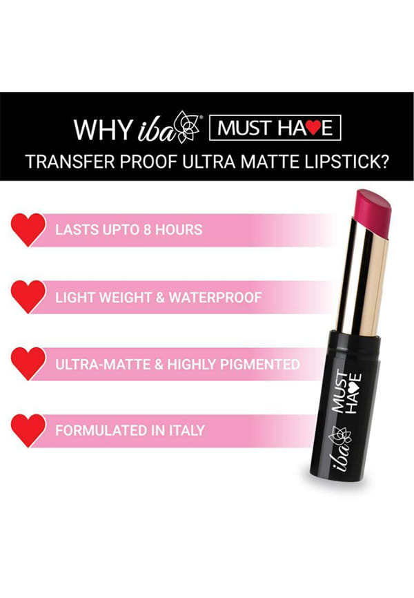 Must Have Transfer Proof Ultra Matte Lipstick – thumbnail 5
