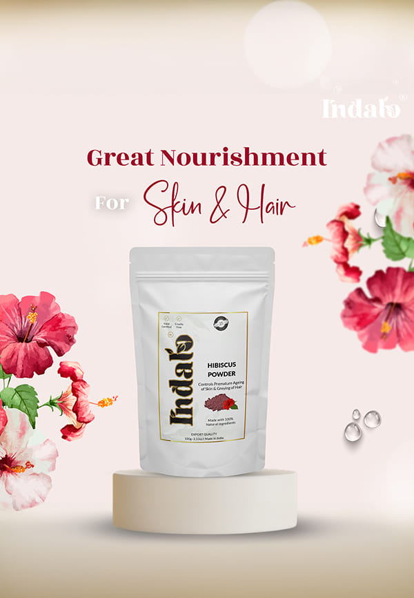 Natural Hibiscus Powder for Skin & Hair – thumbnail 2