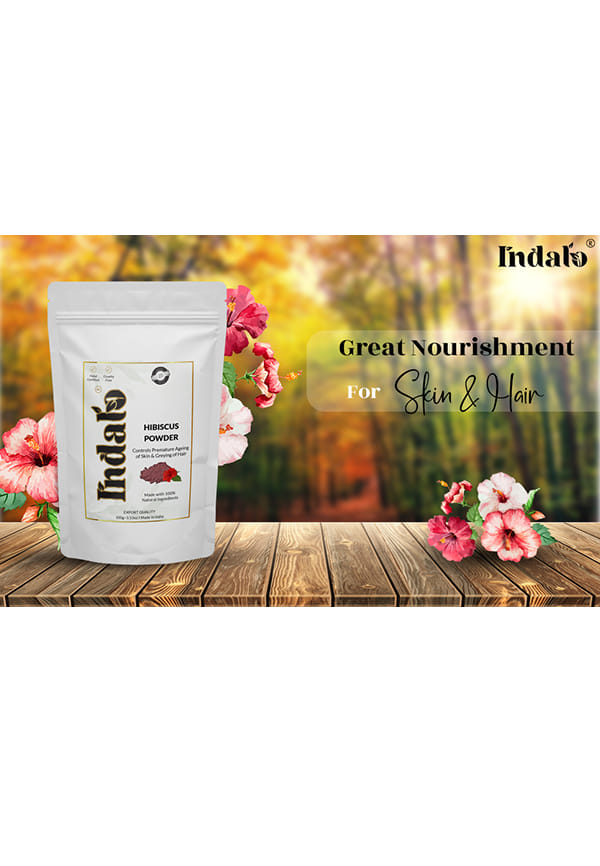Natural Hibiscus Powder for Skin & Hair – thumbnail 4