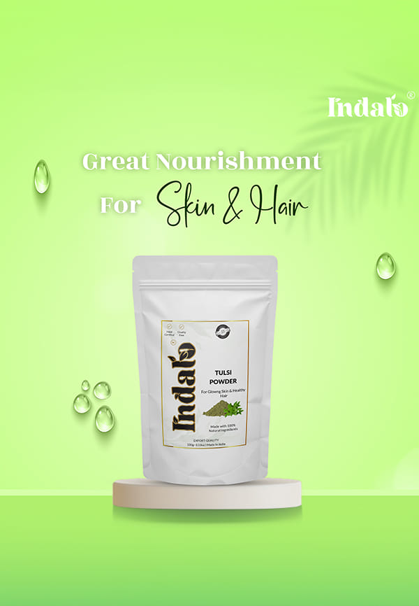 Tulsi Powder For Glowing Skin & Hair Treatment – thumbnail 2