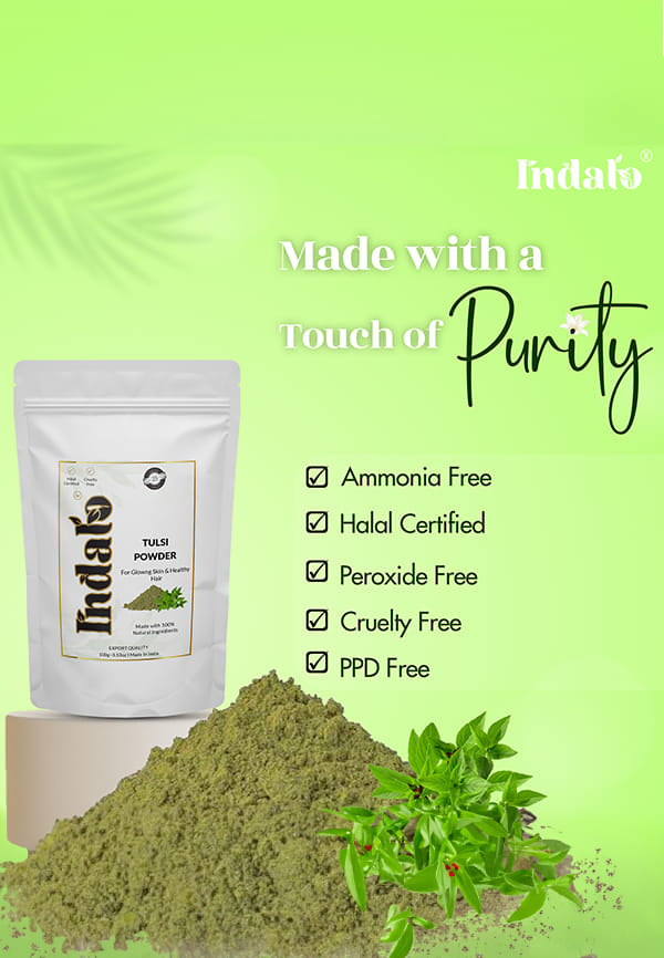 Tulsi Powder For Glowing Skin & Hair Treatment – thumbnail 3