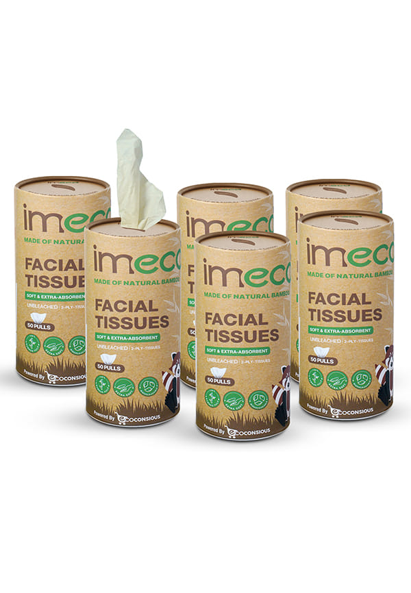 Bamboo Car Tissue | Ultra-Soft Travel Friendly Facial Wipe
