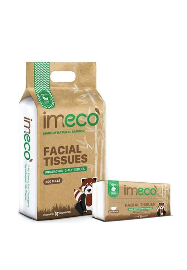 Bamboo Facial Tissues Papers - 2 Ply