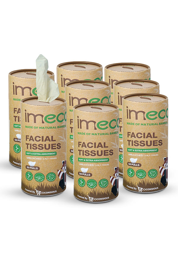 Bamboo Car Tissue | Ultra-Soft Travel Friendly Facial Wipe