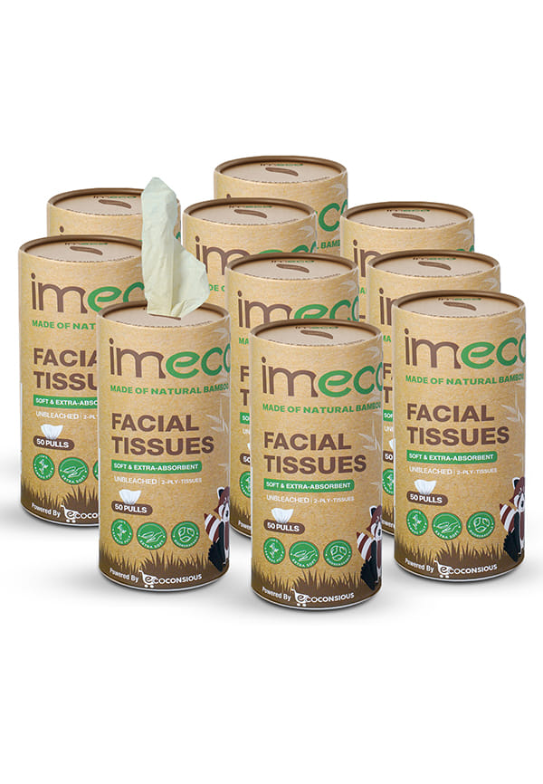 Bamboo Car Tissue | Ultra-Soft Travel Friendly Facial Wipe