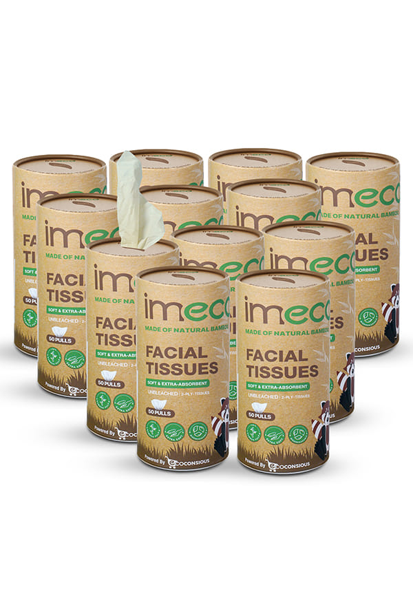 Bamboo Car Tissue | Ultra-Soft Travel Friendly Facial Wipe