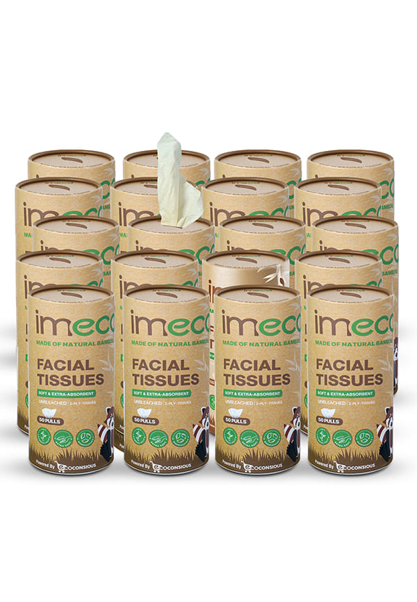Bamboo Car Tissue | Ultra-Soft Travel Friendly Facial Wipe