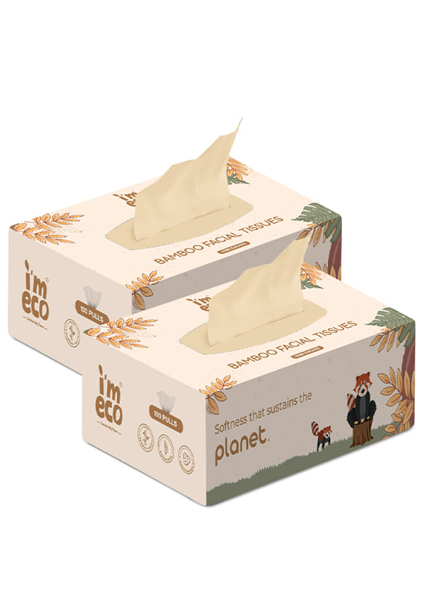 Bamboo Facial Tissue | Soft & Highly Absorbent