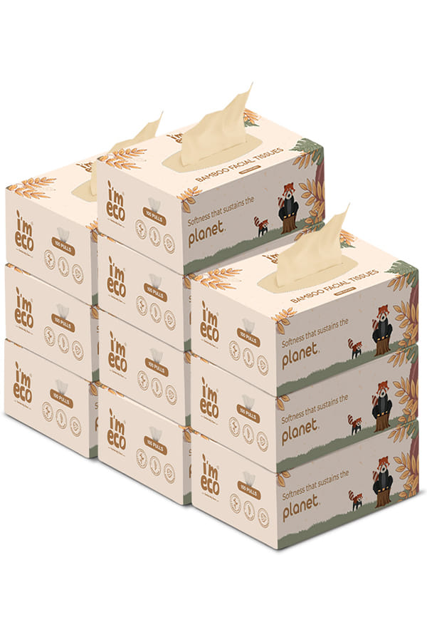 Bamboo Facial Tissue | Soft & Highly Absorbent