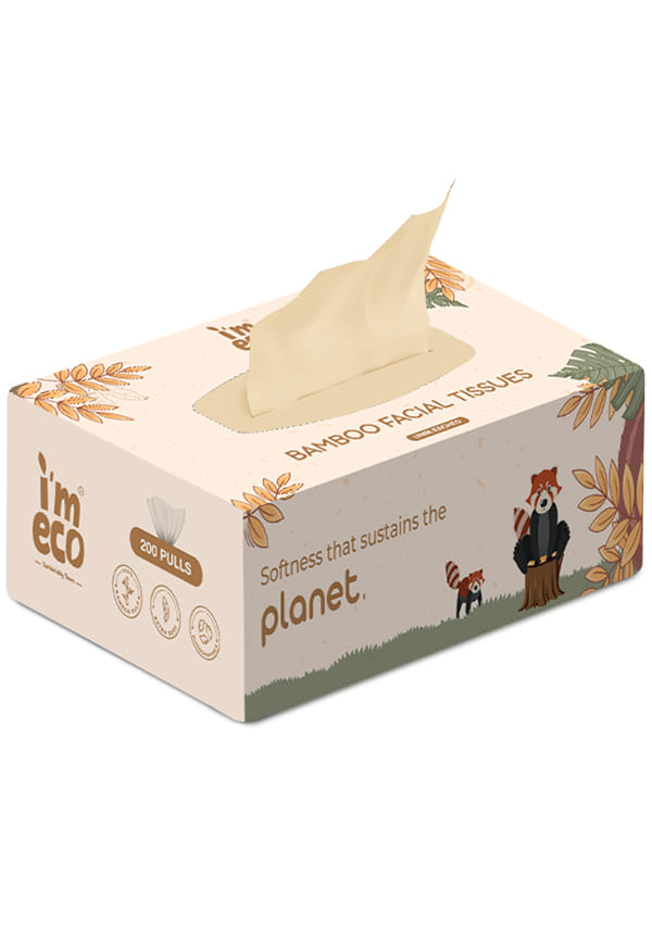Bamboo Facial Tissue | Soft & Highly Absorbent