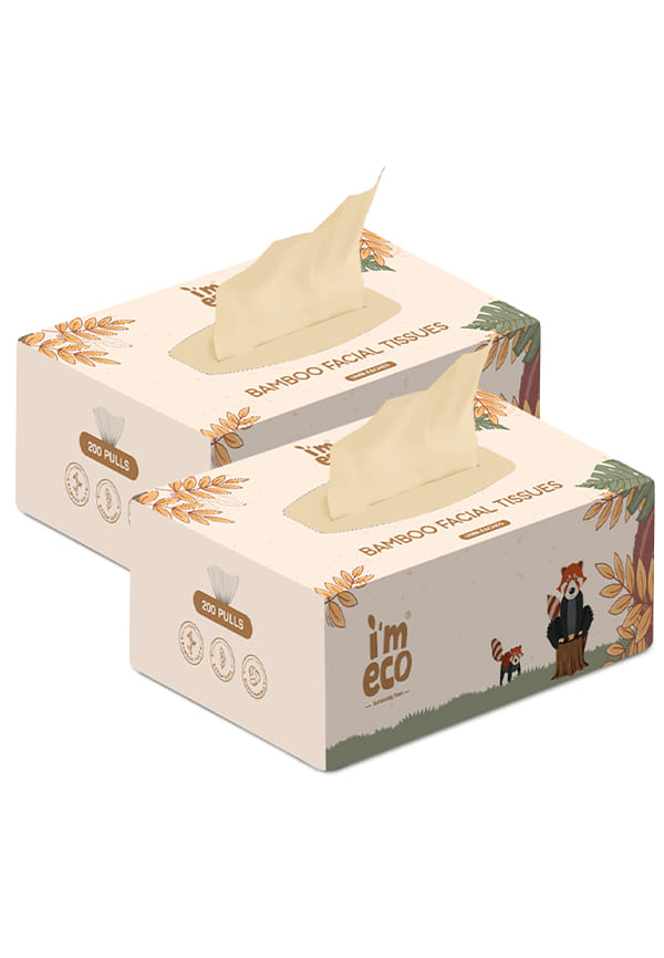 Bamboo Facial Tissue | Soft & Highly Absorbent