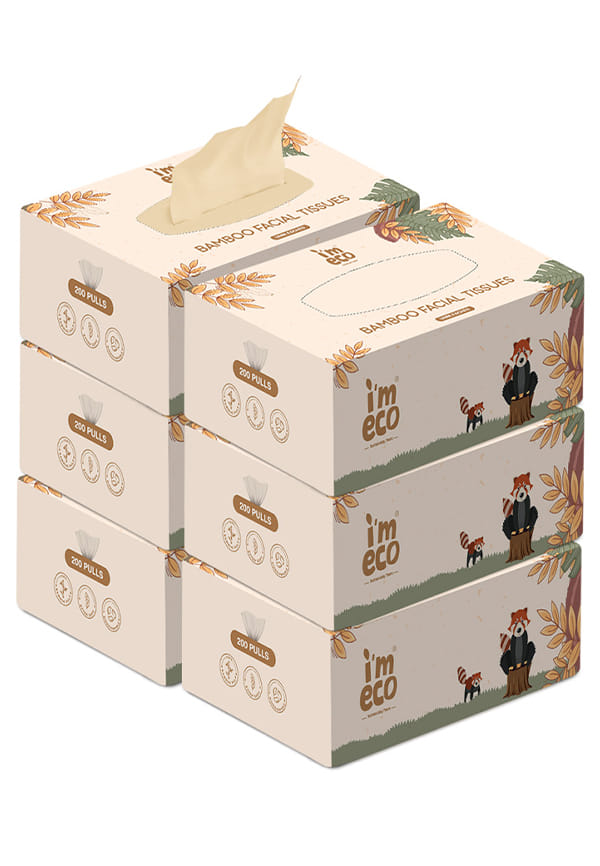 Bamboo Facial Tissue | Soft & Highly Absorbent