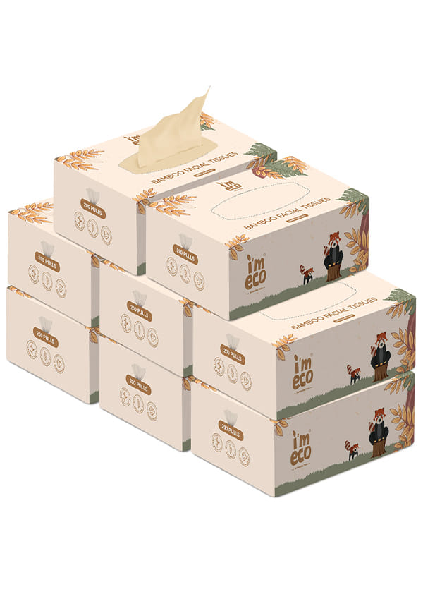 Bamboo Facial Tissue | Soft & Highly Absorbent