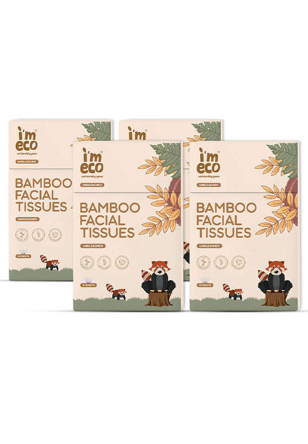 Bamboo Pocket Tissue | Ultra-Soft Travel Friendly Facial Wipe