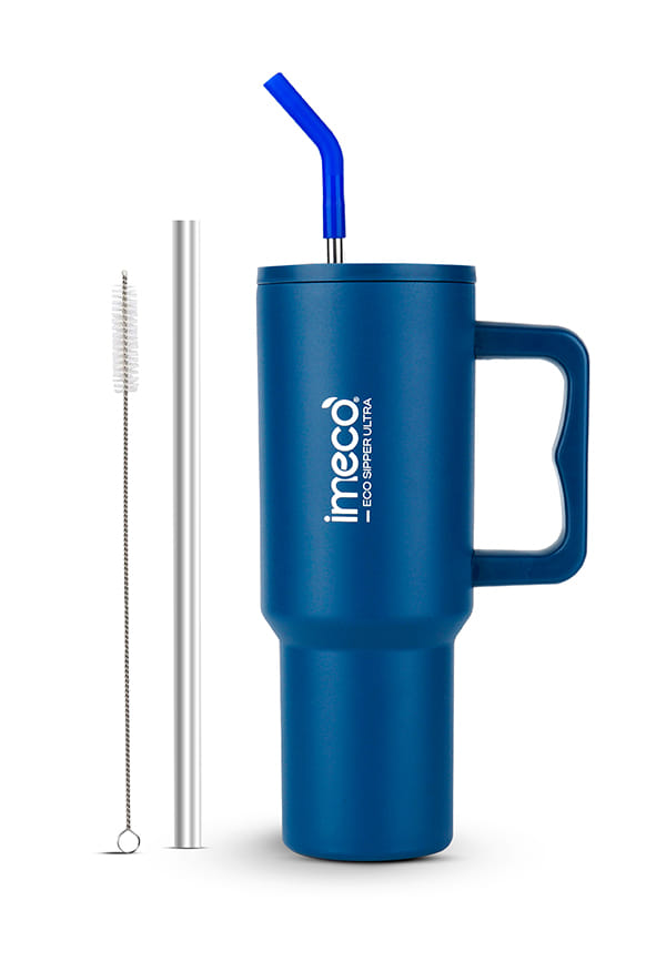 ECO SIPPER ULTRA Stainless Steel Sipper with Straw & Straw Cleaner