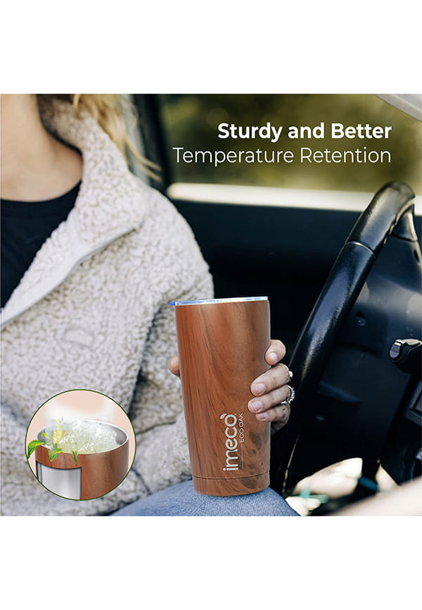 ECO OAK Stainless Steel Water Bottle – thumbnail 4