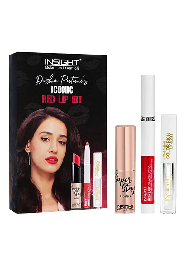 Disha Patani's Iconic Red Lip Kit | Size: 150 gm | Shades: Multicolor ...