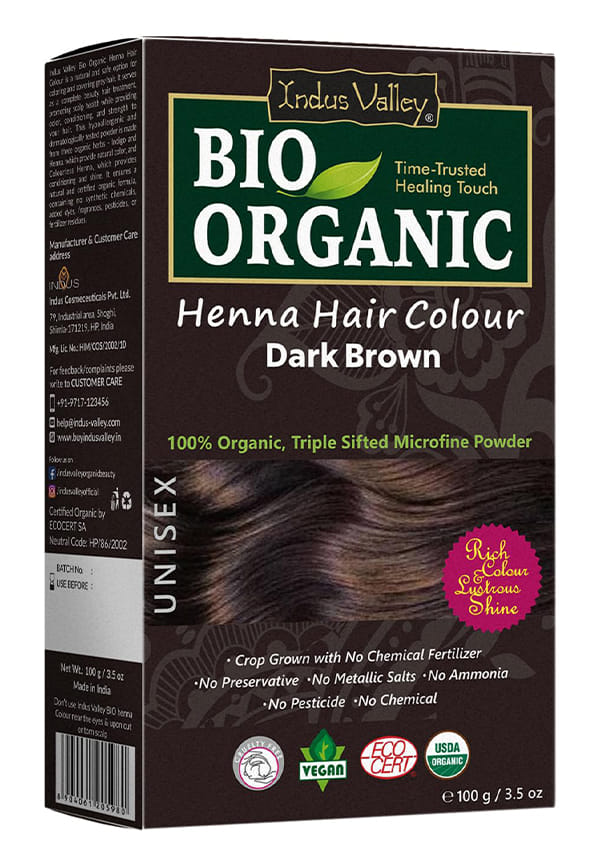 100% Organic Henna Hair Color