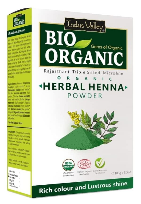 Bio Organic Herbal Henna Powder