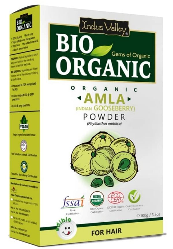 Bio Organic Amla Fruit Powder for Hair Growth and Skin