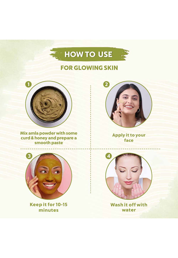 Bio Organic Amla Fruit Powder for Hair Growth and Skin – thumbnail 3