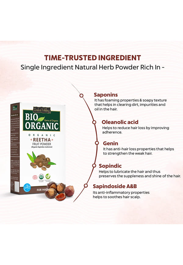 Bio-Organic Reetha Fruit Powder – thumbnail 6