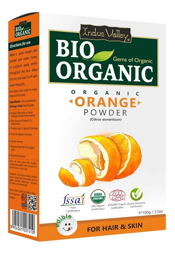 Bio-Organic Orange Fruit Peel Powder