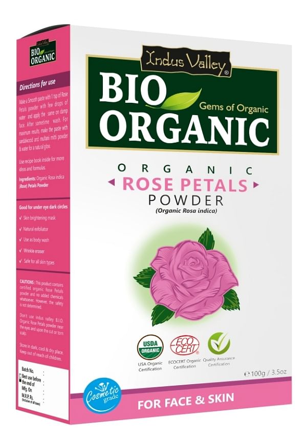 Organic & Natural Rose Petal Powder Rosa Leaf Powder Pack Of 1