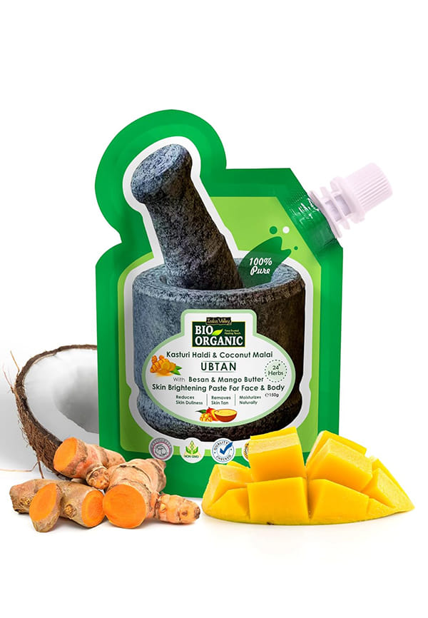 Bio Organic Kasturi Haldi & Coconut Malai Ubtan Bio Organic Kasturi Haldi & Coconut Malai Ubtan