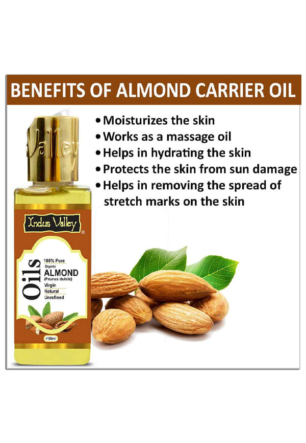 Bio Organic Almond Carrier Oil – thumbnail 2