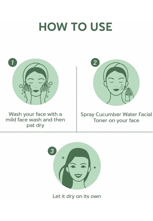 Organic Ayurveda Fresh Aloe Vera & Cucumber Water Pore Tightening, Hydrating Skin Toner – thumbnail 5