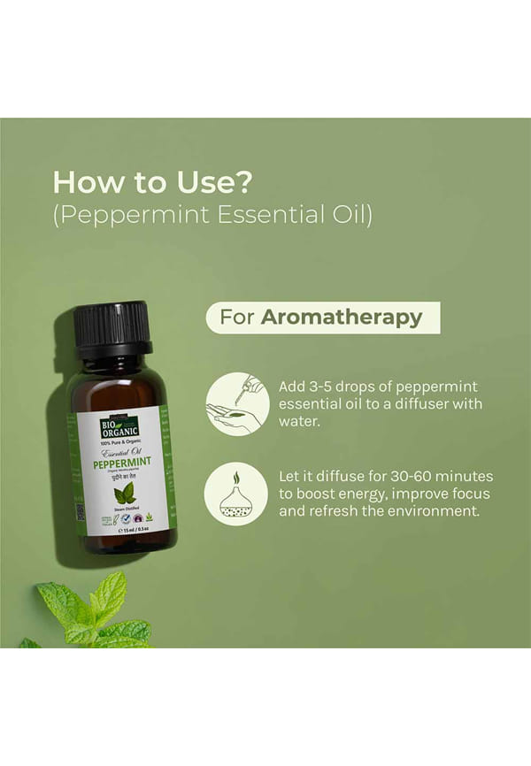 Bio Organic Pepperment Essential Oil – thumbnail 4