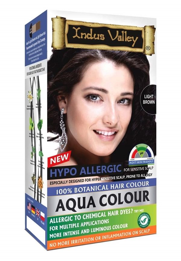 Hypo Allergic 100% Botanical Aqua hair colour Indus Black