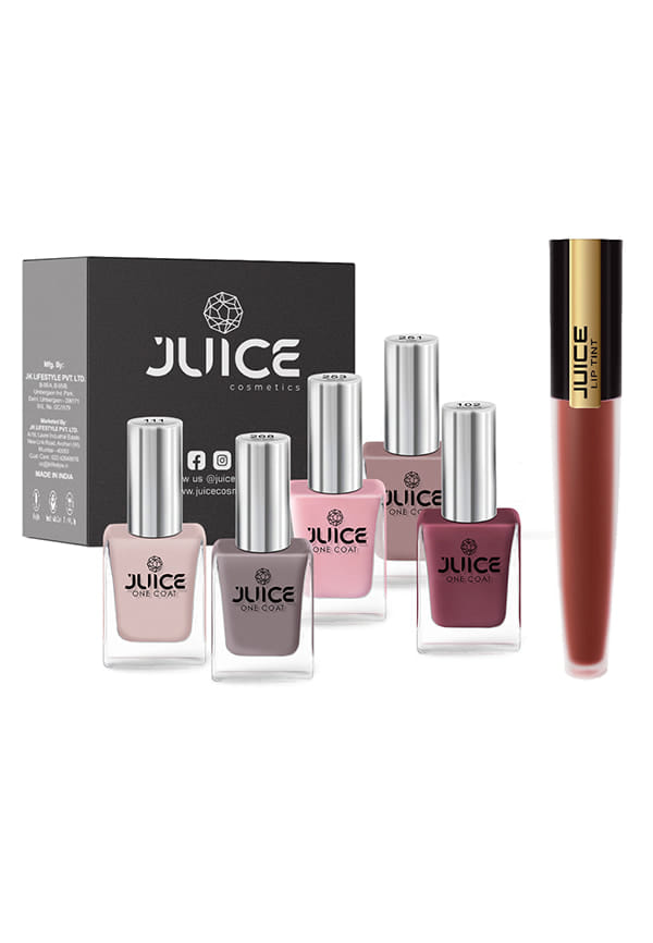 Nail Paint And Lip Tint Combo 32 Nail Paint And Lip Tint Combo 32