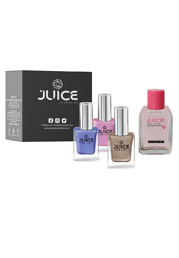 Nail Paint And Nail Polish Remover Combo 3