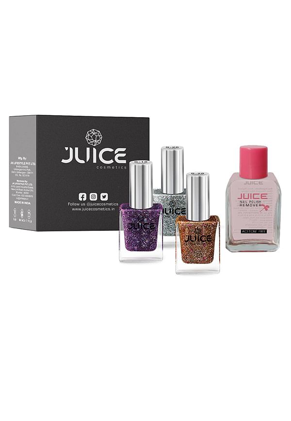 Nail Paint And Nail Polish Remover Combo 10
