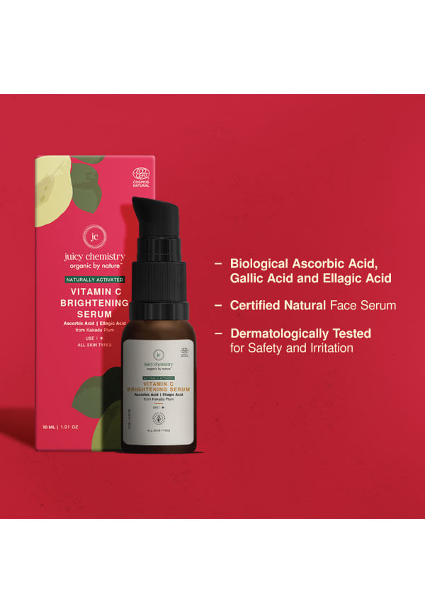 Naturally Activated Vitamin C Brightening Serum Size: 10 ml By