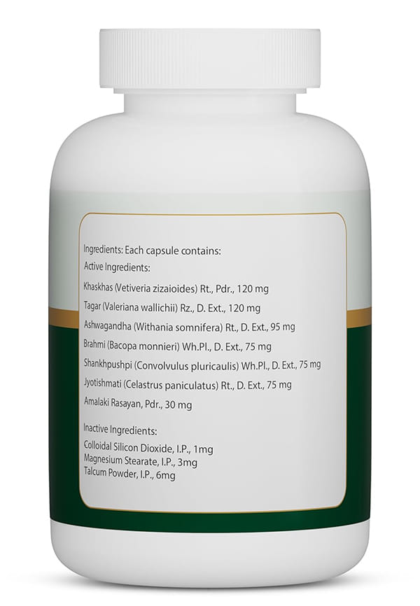 Js-Brain Tone Capsules | Herbal Mind Wellness Supplements | Naturally Blended With Khaskhas, Tagar, And Ashwagandha | Mind Wellness Multivitamin – thumbnail 3